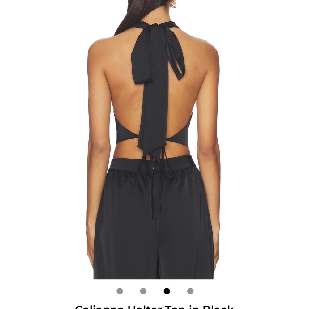 NWT- REVOLVE Elegant Black Camisole - Picture 2 of 6